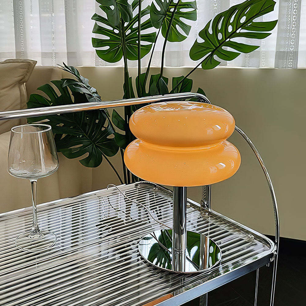 Morandi Glass Simple Living Room Mini Table Lamp