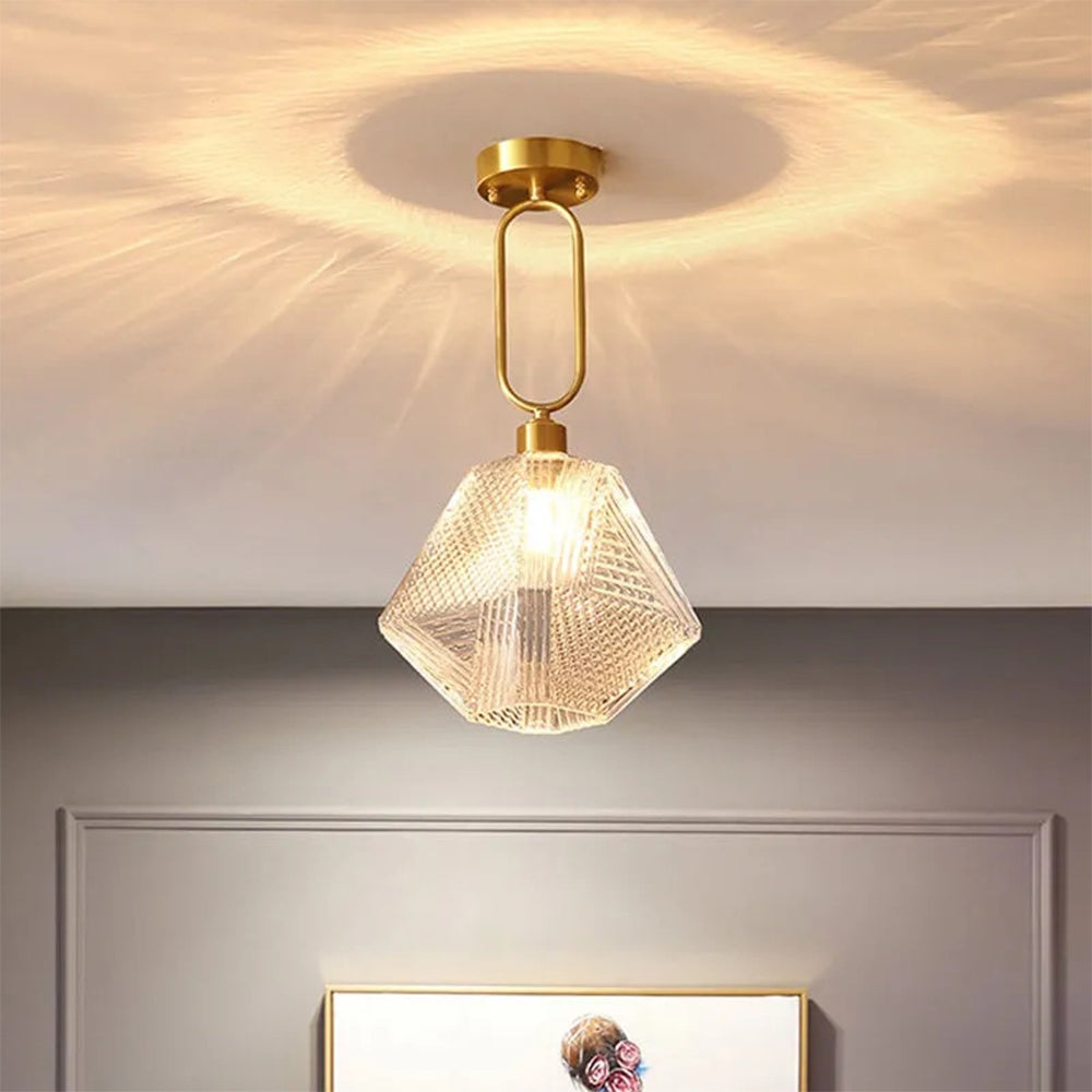 Modern Glass Hallway Ceiling Lights