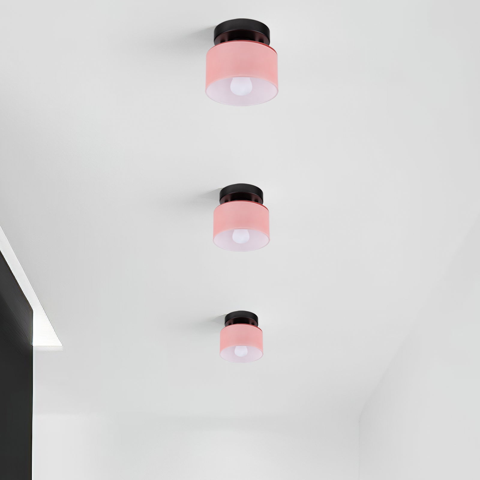 Bauhaus Glass Colorful Ceiling Lights