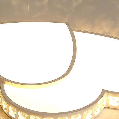 Contemporary  Acrylic Flush Led Ceiling Lights For Bedroom