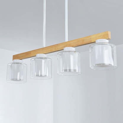 Modern Wood Bar pendant light For Kitchen Island