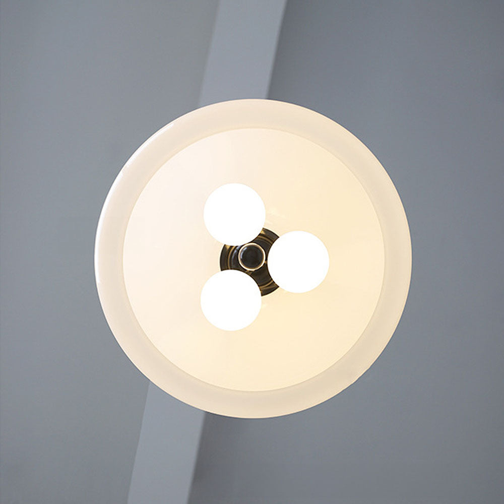 Nordic Red Glass Living Room Pendant Light