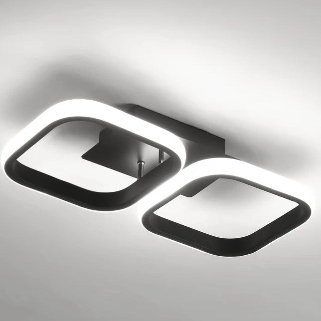 Modern Metal Round Bedroom Ceiling Light