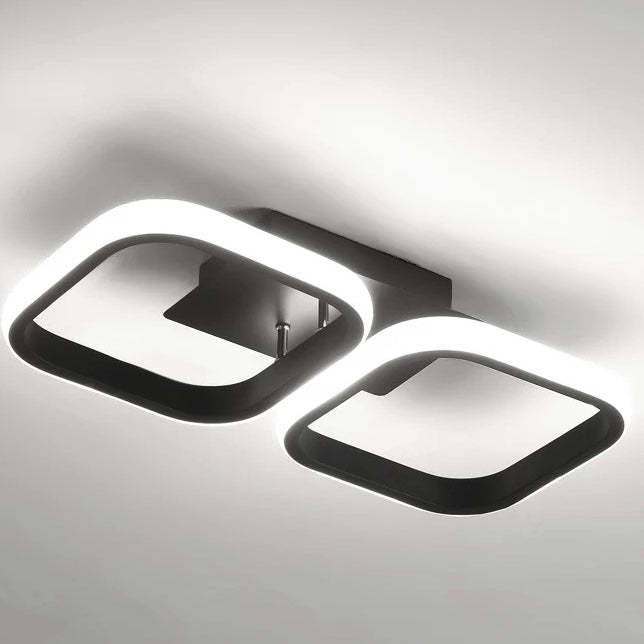 Modern Metal Round Bedroom Ceiling Light