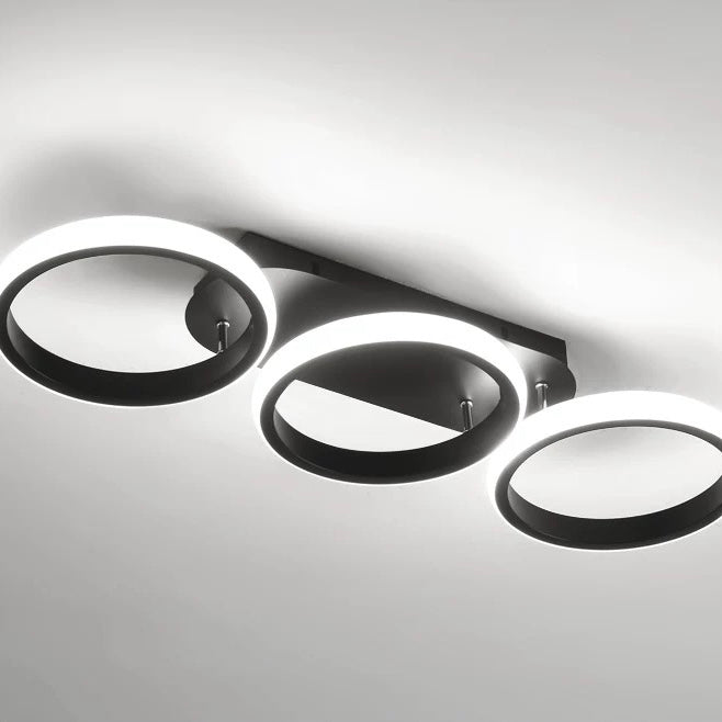 Modern Metal Round Bedroom Ceiling Light