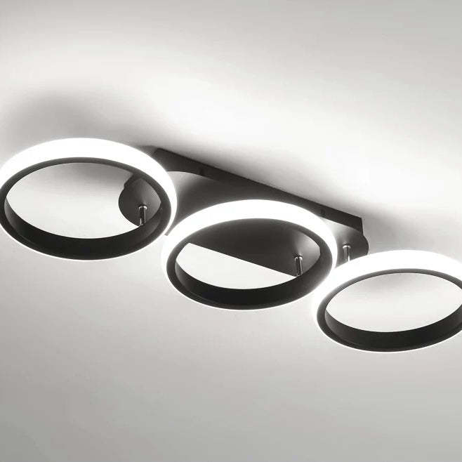 Modern Metal Round Bedroom Ceiling Light