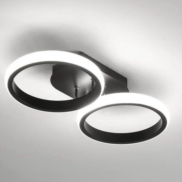 Modern Metal Round Bedroom Ceiling Light