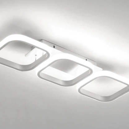 Modern Metal Round Bedroom Ceiling Light