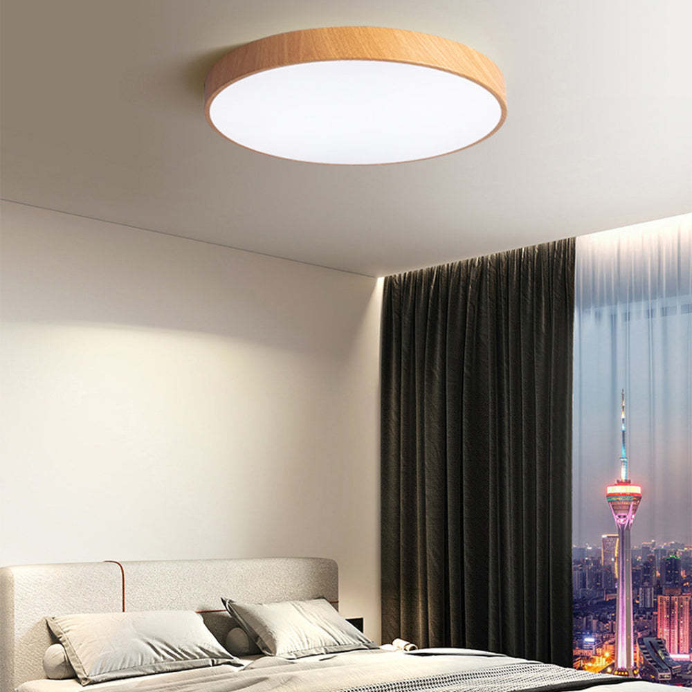 Homdiy Modern Simple Ceiling Light Flush Mount Bedroom LED Ceiling Lights