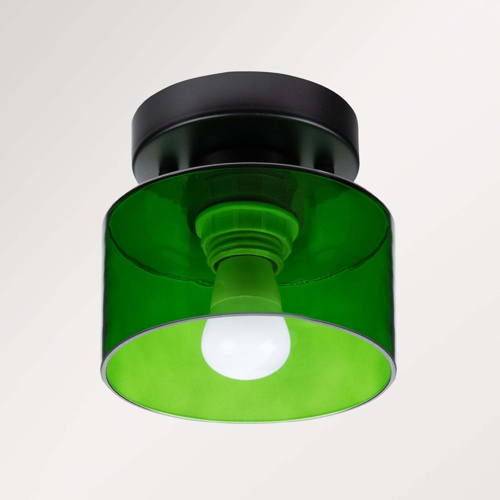 Bauhaus Glass Colorful Ceiling Lights