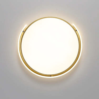 Minimalist Round Acrylic Colorful Bedroom LED Ceiling Light
