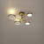Lampsmodern Ceiling Lights Multi Rings LED Gold Ceiling Light For Bedroom