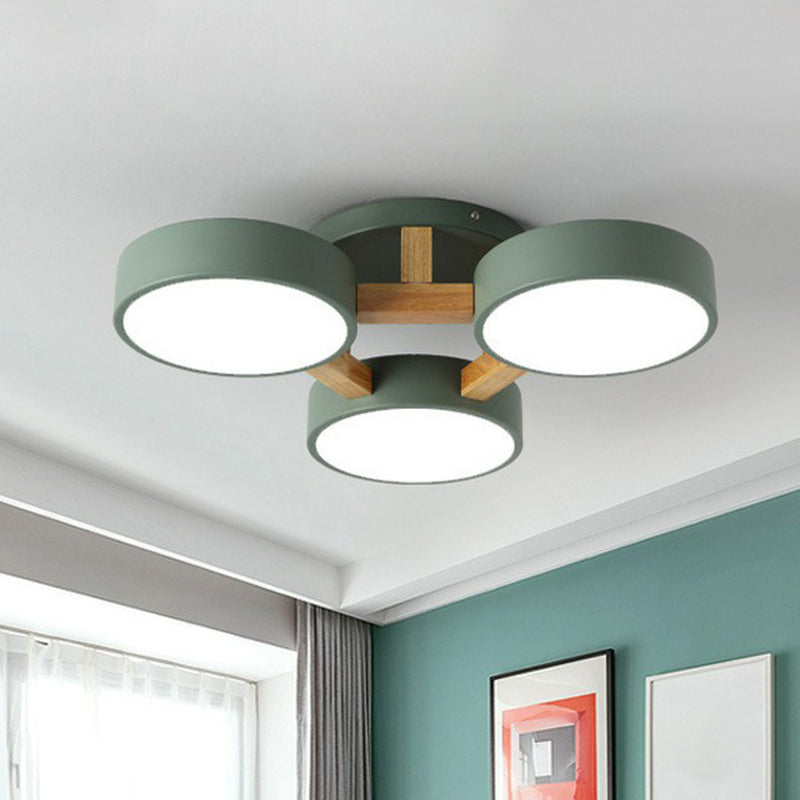 Simple LED Semi Flush Bedroom Ceiling Lighting