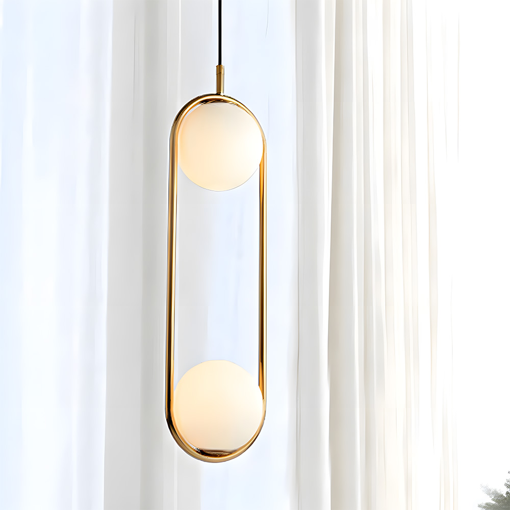 Modern Decor Globe Glass Pendant Lighting For Bedroom