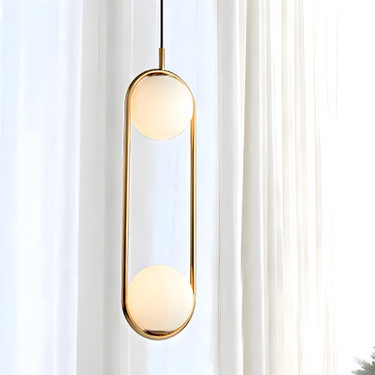 Modern Decor Globe Glass Pendant Lighting For Bedroom