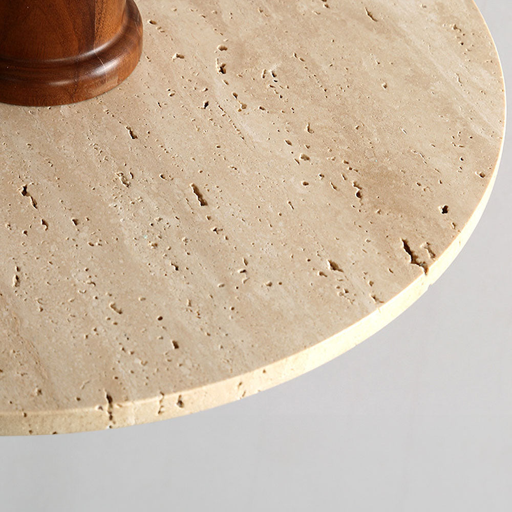 Retro Rustic Natural Stone Pendant Light For Dining Room