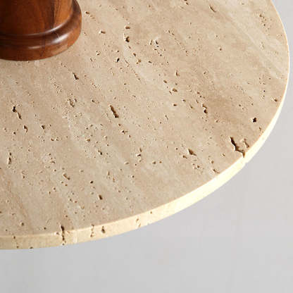 Retro Rustic Natural Stone Pendant Light For Dining Room