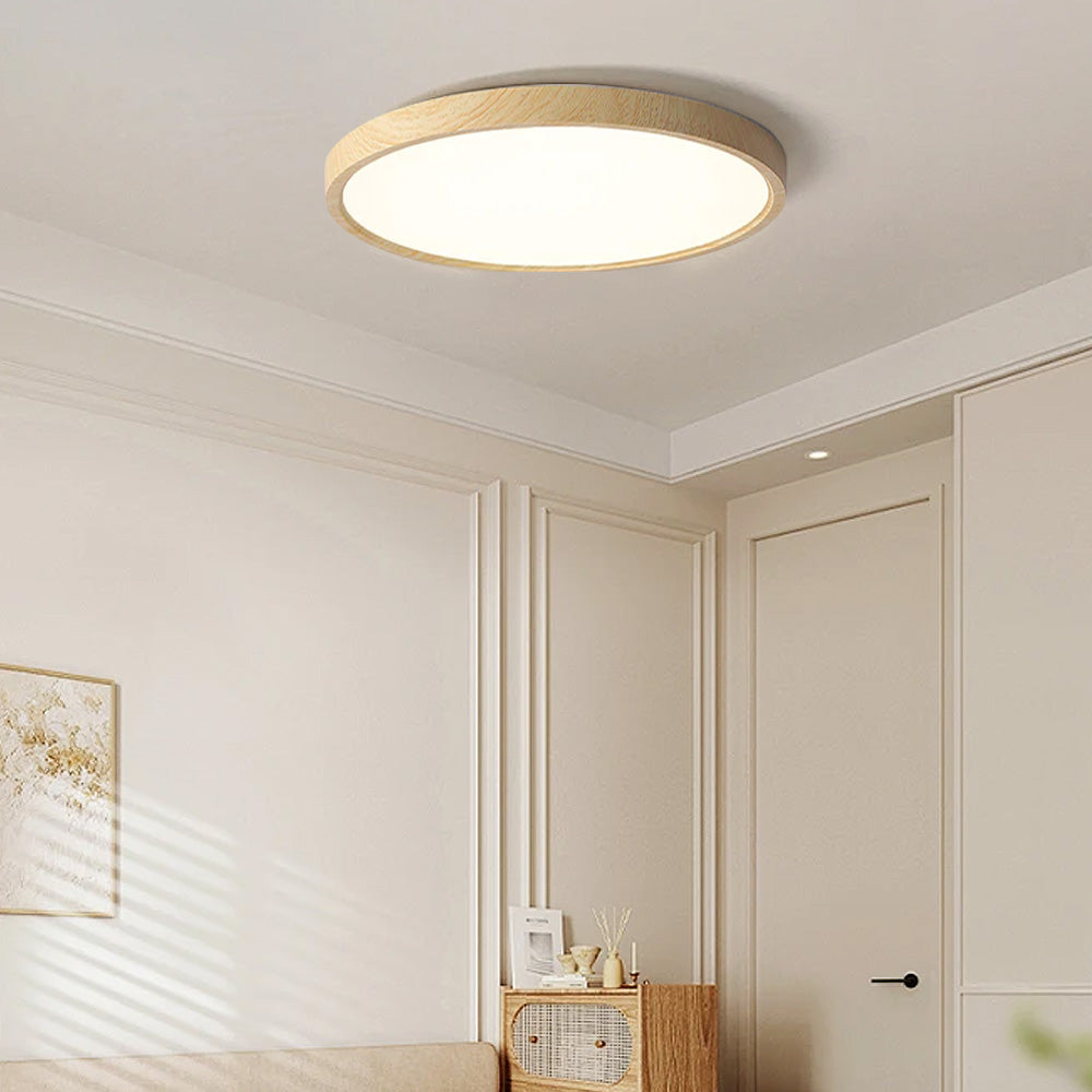 Wooden LED Ceiling Light for Bedroom