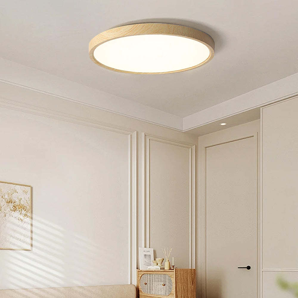 Wooden LED Ceiling Light for Bedroom