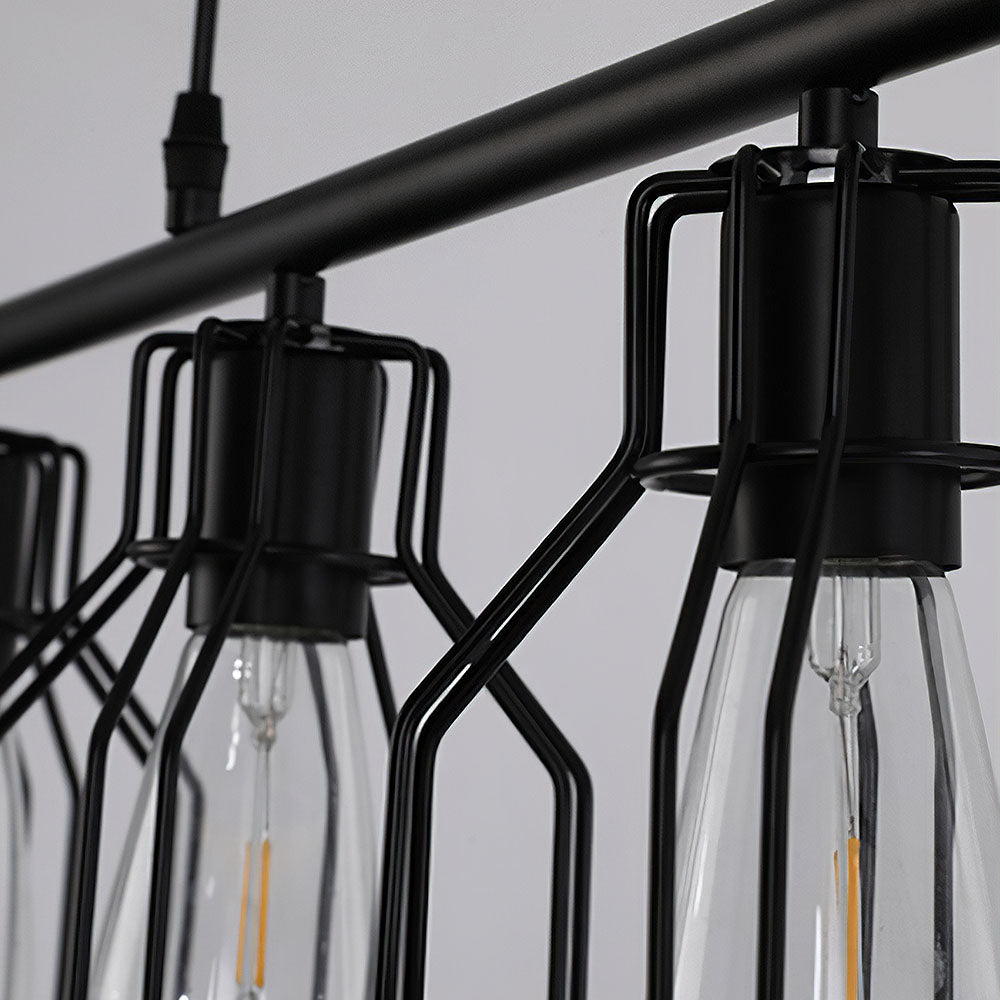 Multi-Bulbs Vintage Pendant Light For Dining Room