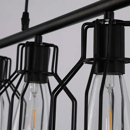 Multi-Bulbs Vintage Pendant Light For Dining Room