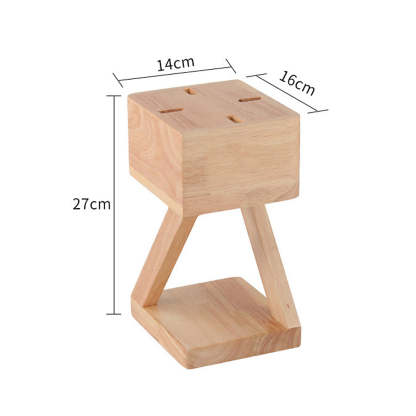 Contemporary Cute Wood Bedroom Candle Warmer Lamp