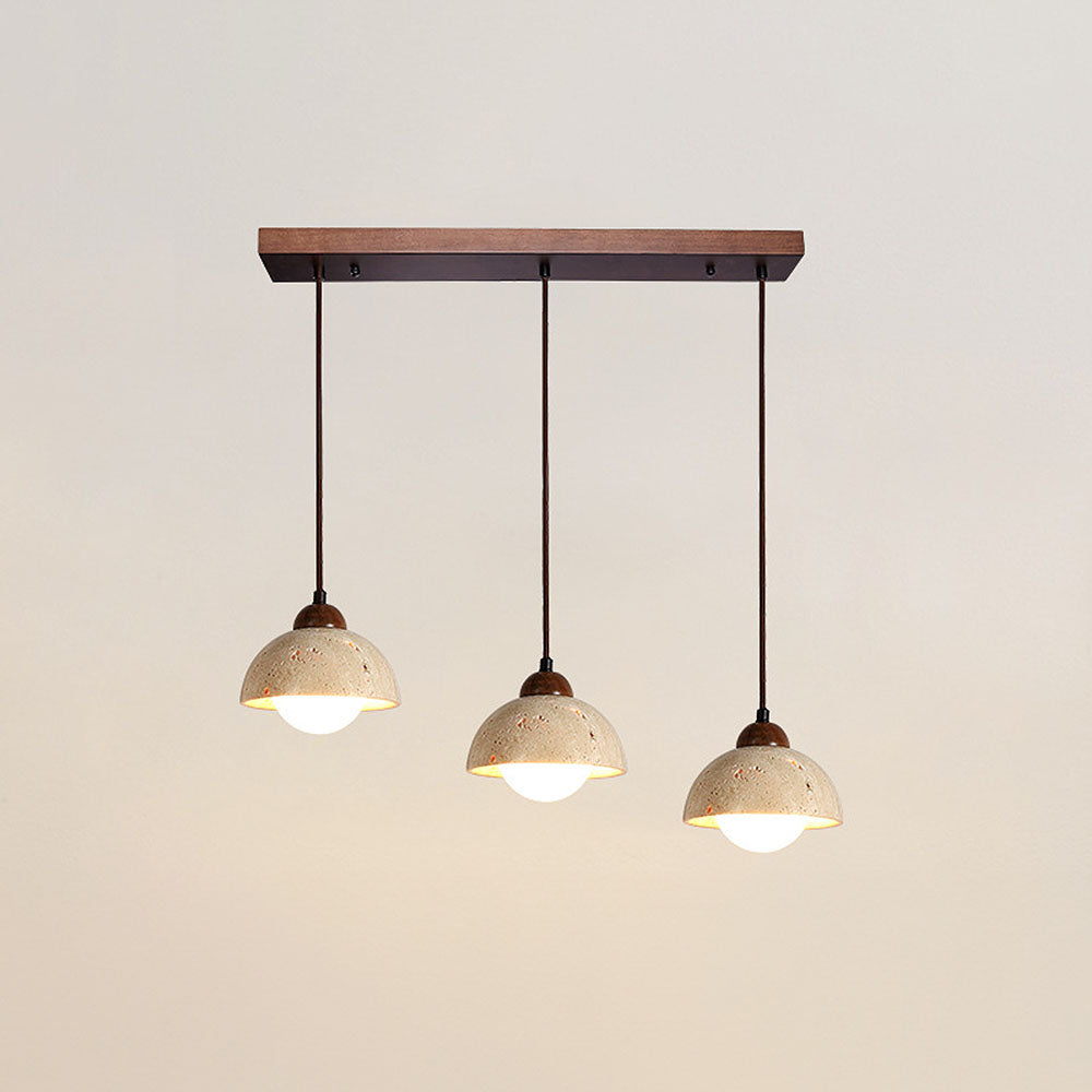 Homdiy Pendant Lighting Wood Hanging Pendant Lights for Living Room