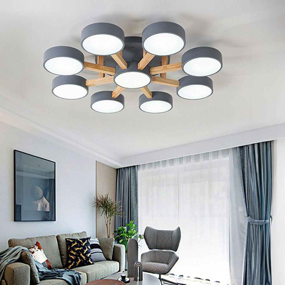Nordic Modern Acrylic LED Living Room Ceiling Light