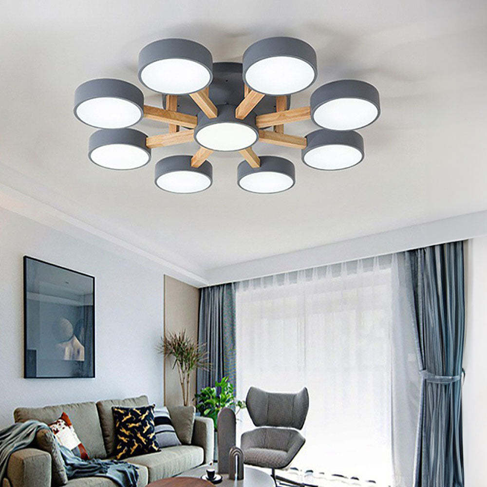 Nordic Modern Acrylic LED Living Room Ceiling Light