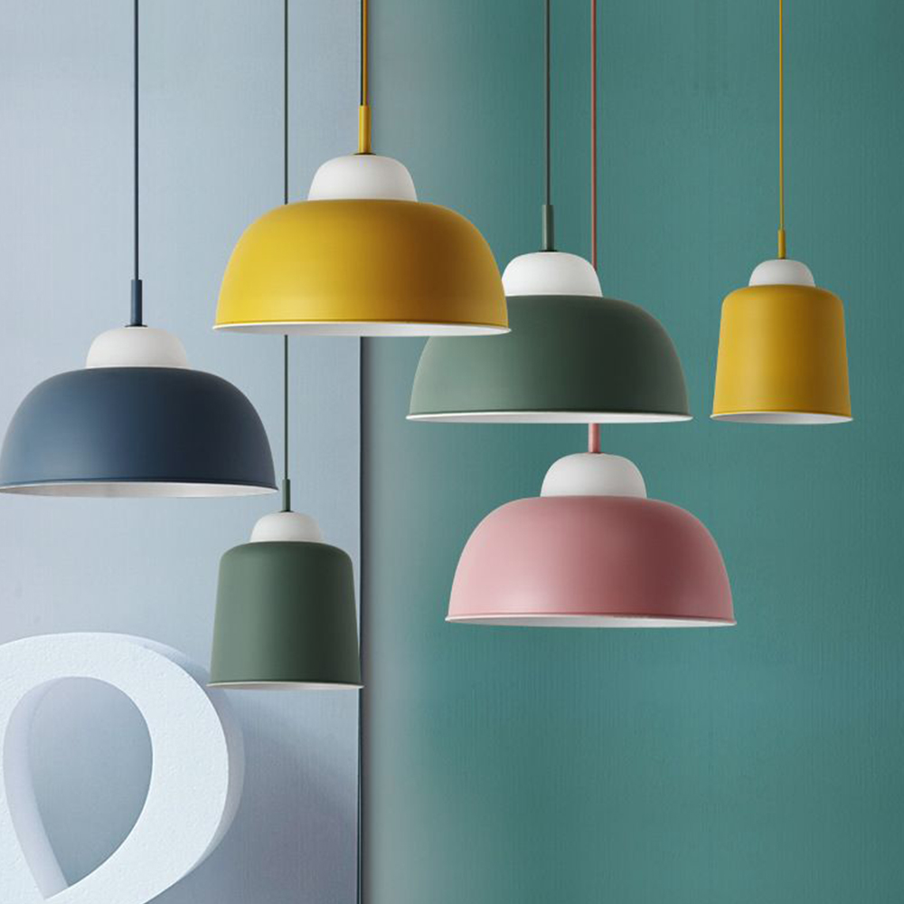 [Copy]Creative Wood Dining Room White Pendant Lights