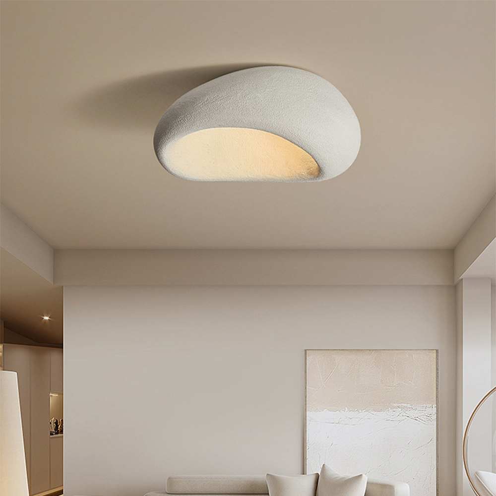 Wabi Sabi Khmara Flush Ceiling Light -Homdiy