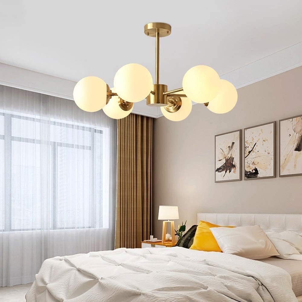 Modern Gold Luxury Brass Chandelier Light For Bedroom