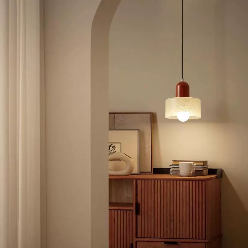 Contemporary Nordic Transparent Glass Living Room Pendant Lights