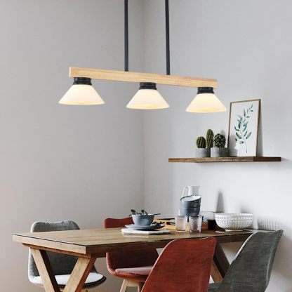 Contemporary Wooden Ceiling Lights For Kitchen Island