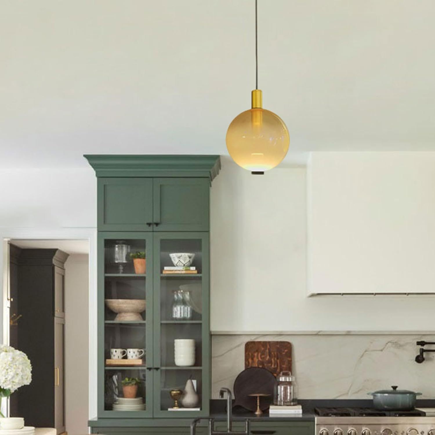 Creative Colorful Glass Hanging Lamp