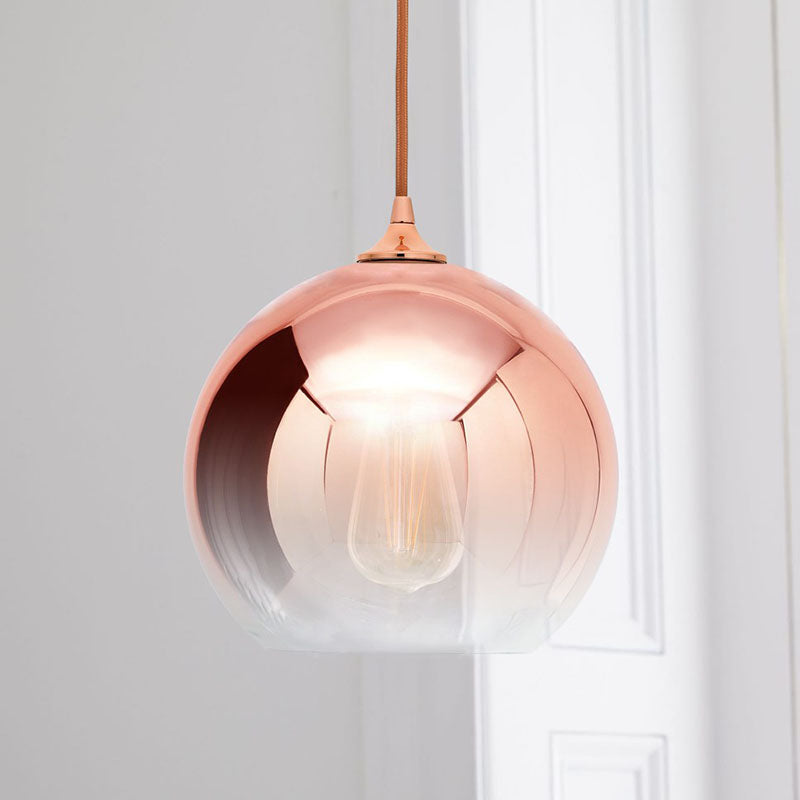 Modern Simple Colorful Glass Hanging Lamp
