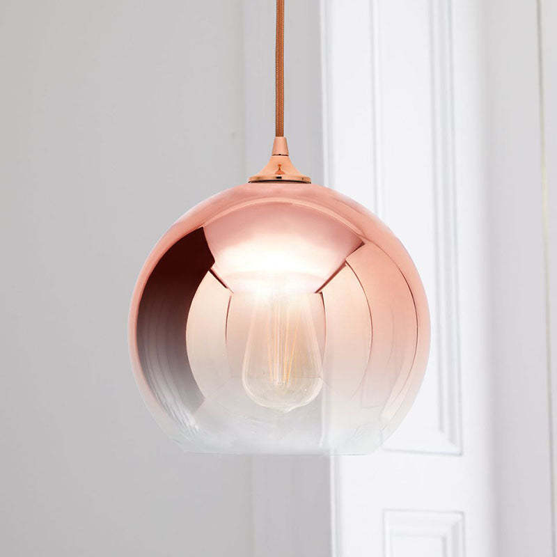 Modern Simple Colorful Glass Hanging Lamp
