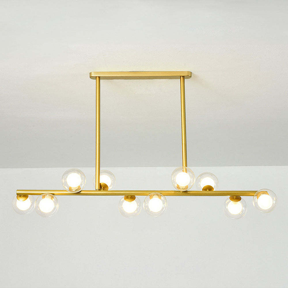 Modern Glass Ceiling Bar Lights For Kitchen Island