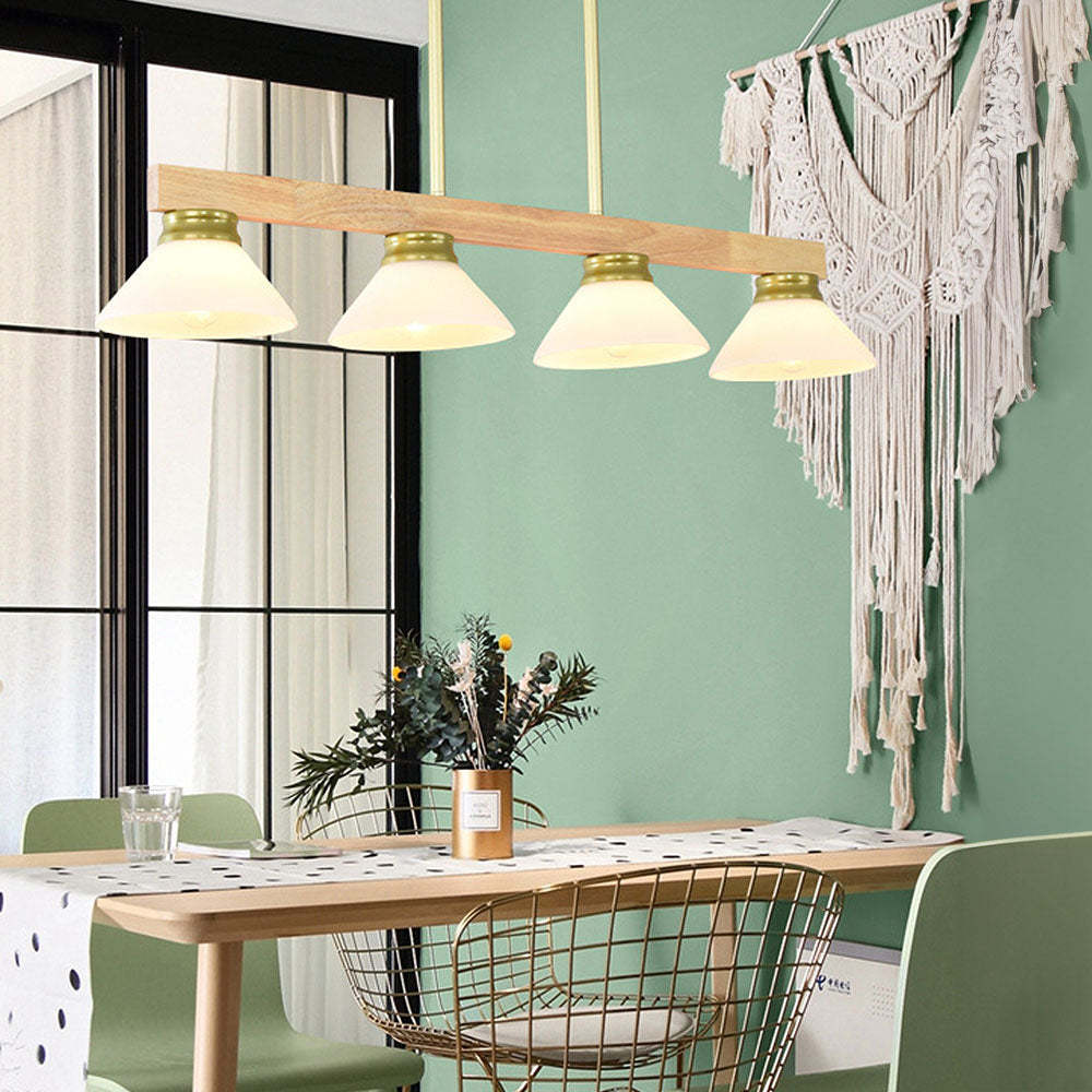 Contemporary Wooden Ceiling Lights For Kitchen Island