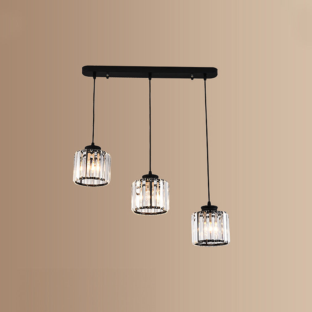 Modern Multi-Head Crystal Kitchen Island Lamps