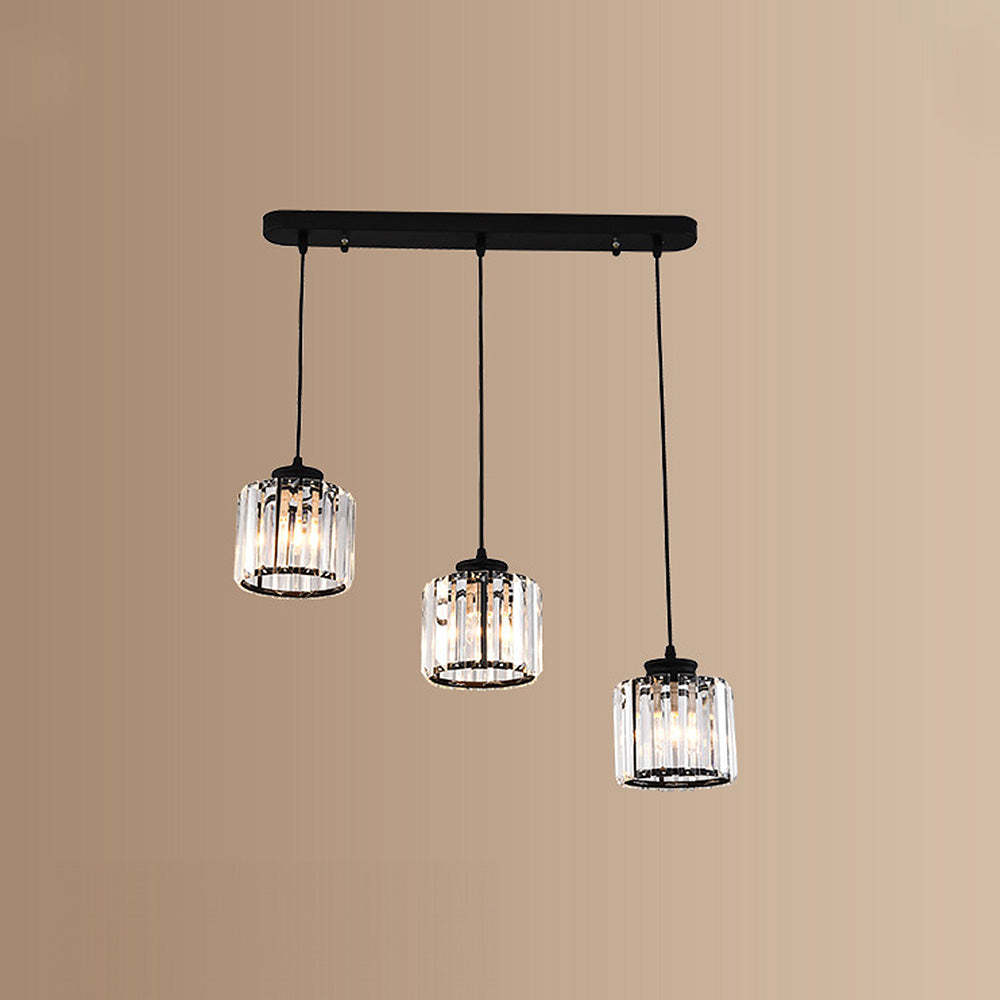 Modern Multi-Head Crystal Kitchen Island Lamps