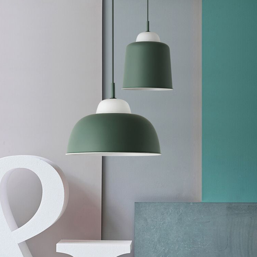 [Copy]Creative Wood Dining Room White Pendant Lights