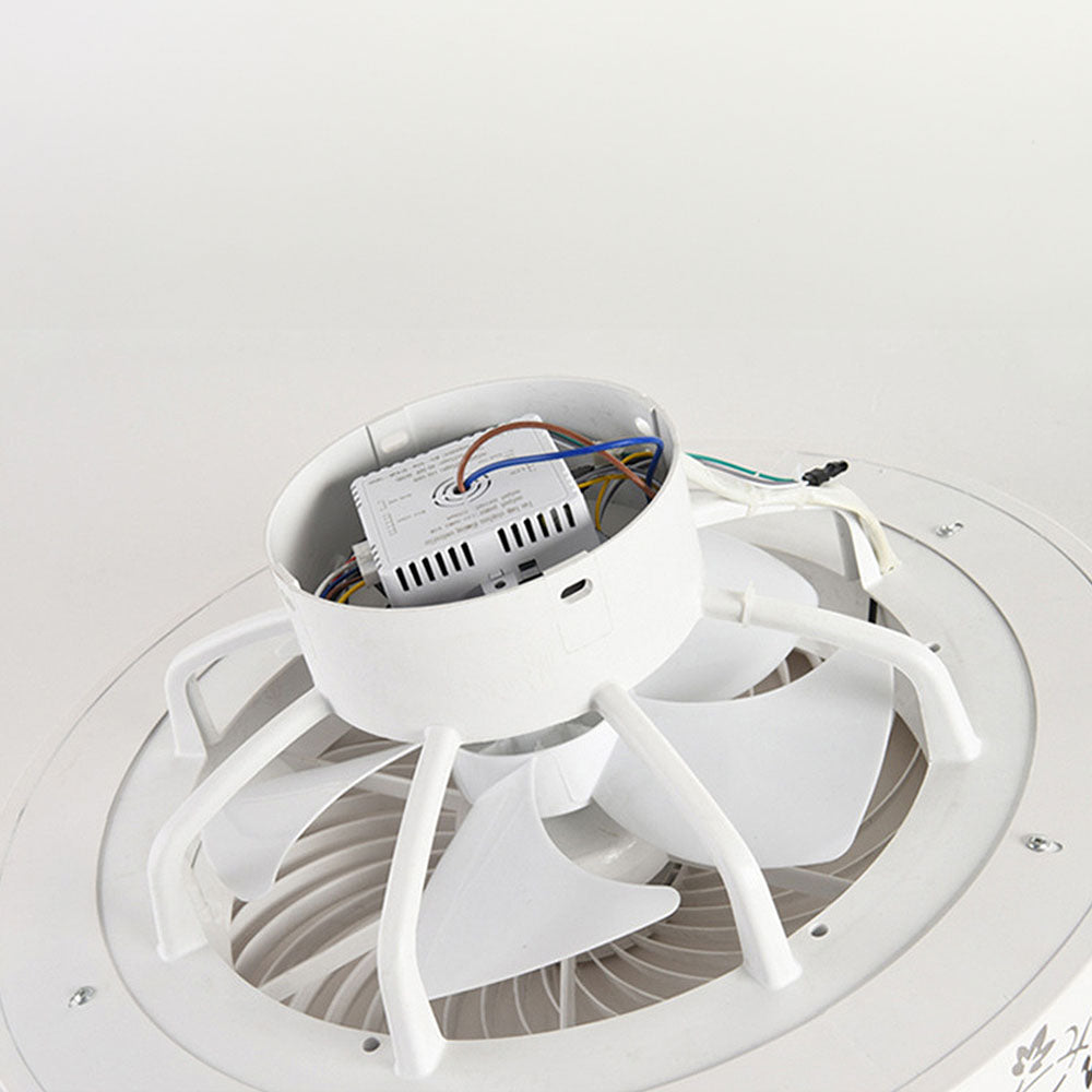 Modern Minimalism Wood Ceiling Fans With LED Lights