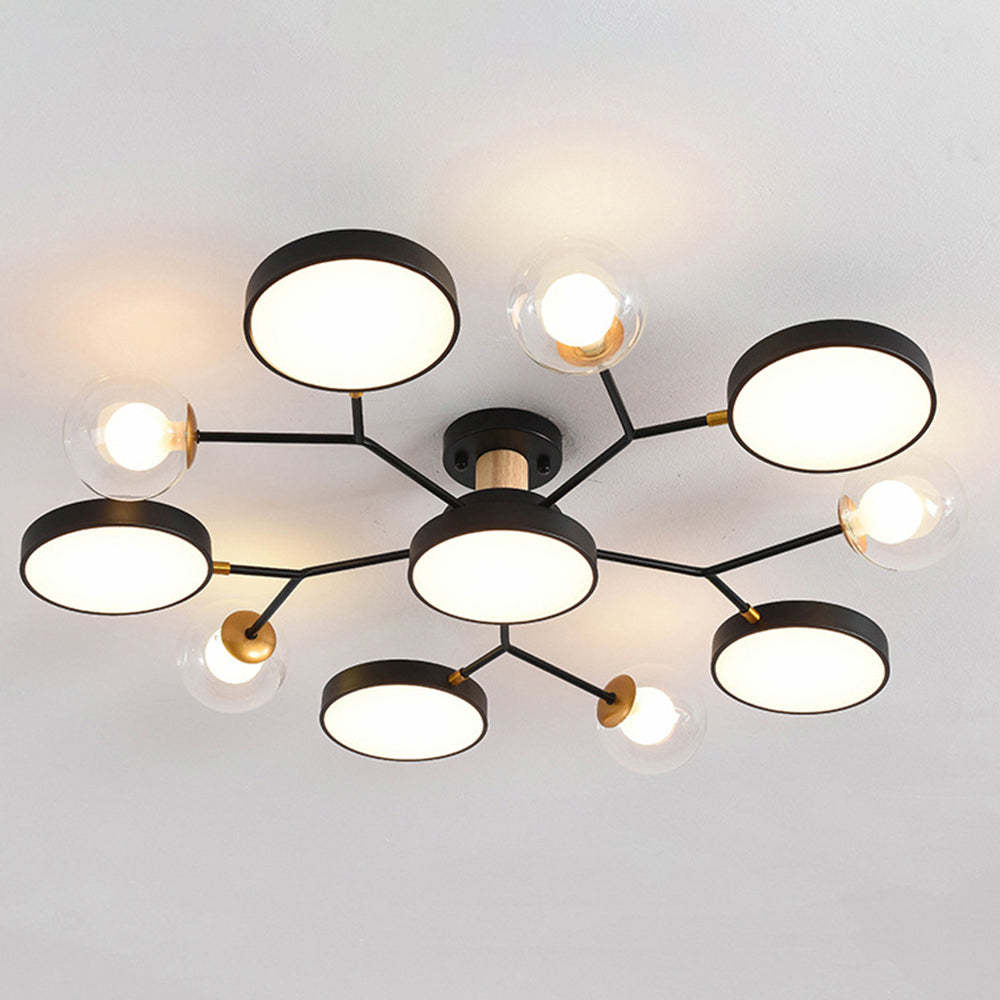 Multi Bulbs LED Colorful Living Room Ceiling Light
