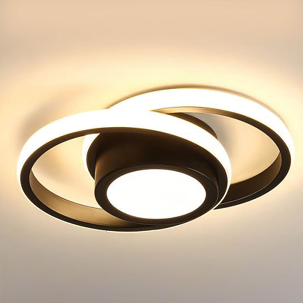 Double Ring Simple LED Ceiling Lamp