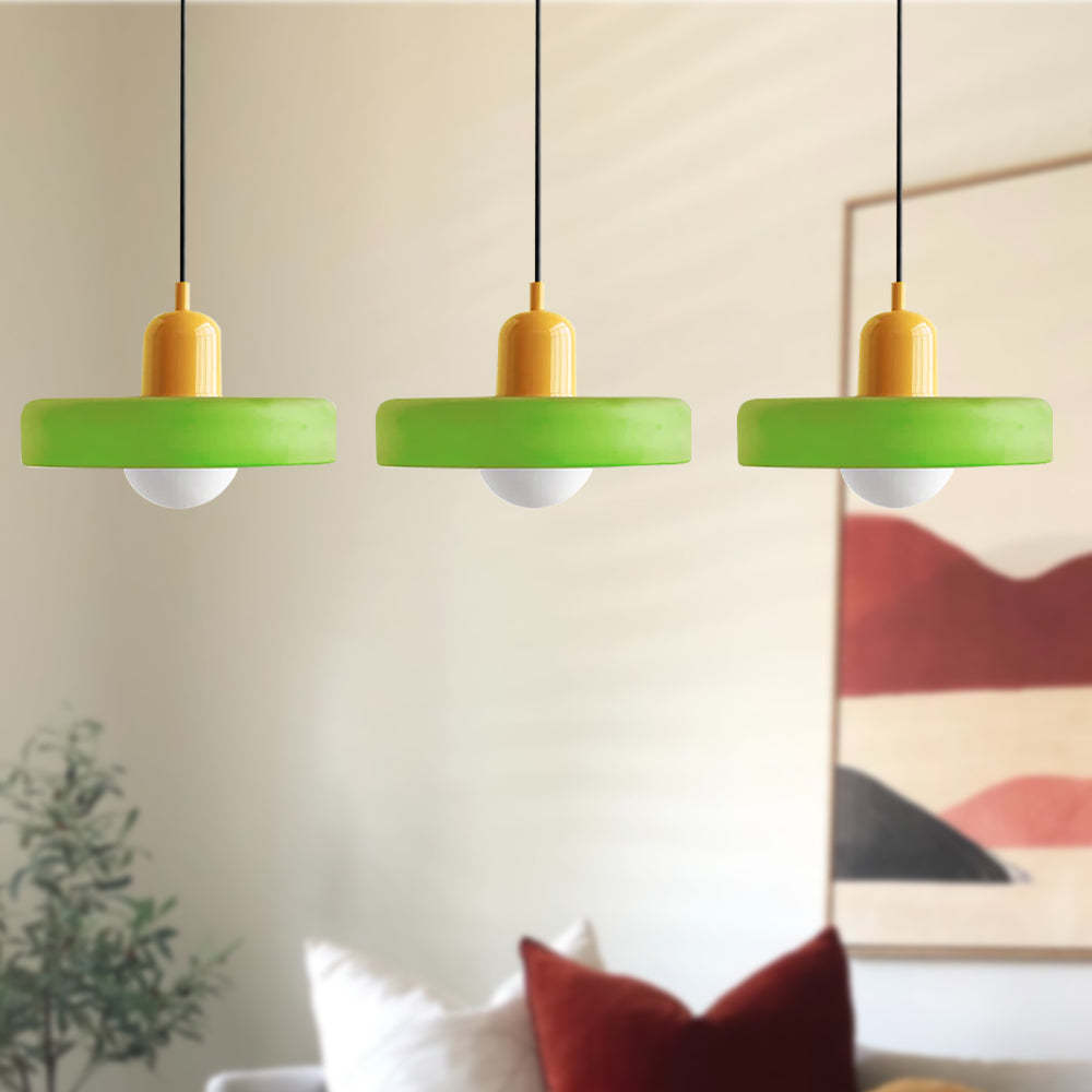 3 Heads Minimalism Art Decor Glass Pendant Light For Kitchen