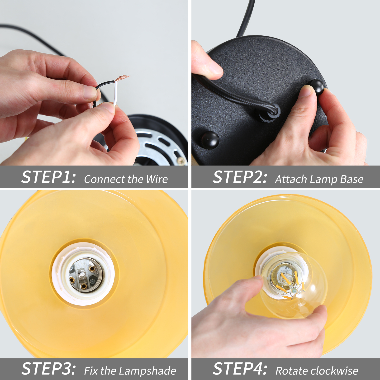 Vintage Glass Pendant Light For Dining Room