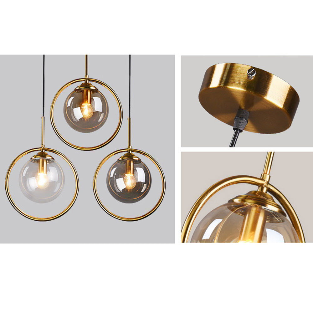 Creative Ball Glass Dining Room Pendant Light