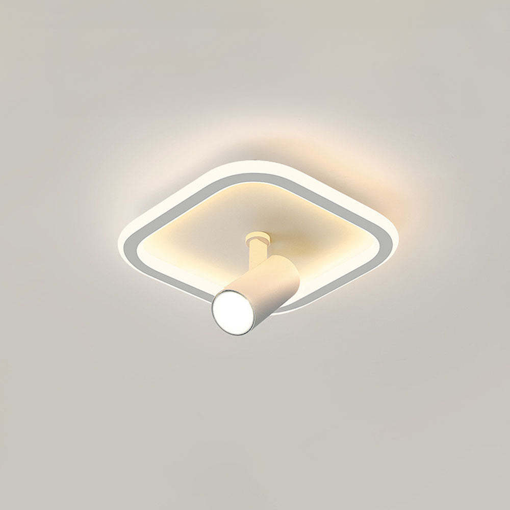 Round and Square LED Ceiling Track Light Fixture