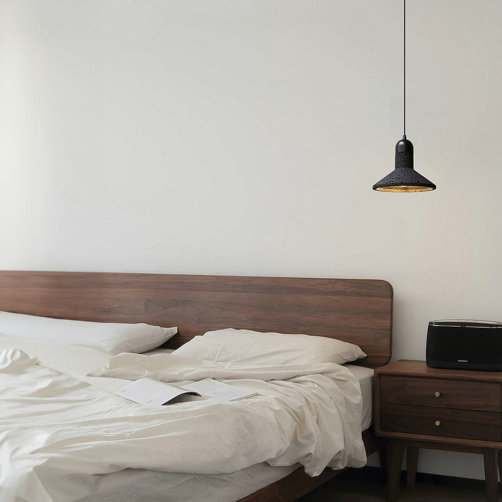 Wabi-Sabi Style Black Pendant Light For Dining Room